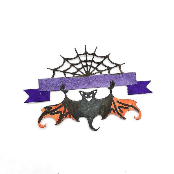 Halloween Spider Web Metal Cutting Dies Stencil Diy Scrapbog Album Papir Form