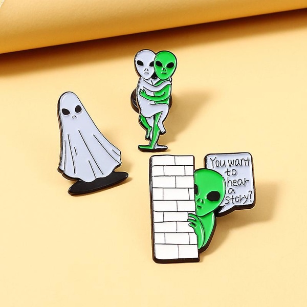 GHYT 3pack Grön Alien Emallj Slipstift