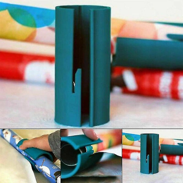 3x Glidande Presentpapperskutter Slipppapper Julklippverktyg