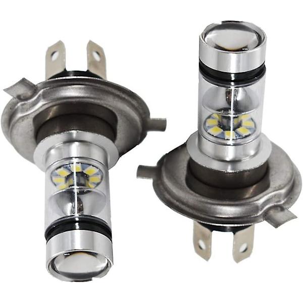100w Vit LED-strålkastare H4-lampa för Yamaha Yzf R6 1999-2002