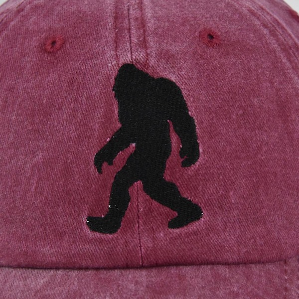 Retro Ape Man Kirjailtu Baseball-lippis Eläin Kirjailtu Huippulippis Pesty Vanhaksi Aurinkolippa Kaareva Liere Hattu