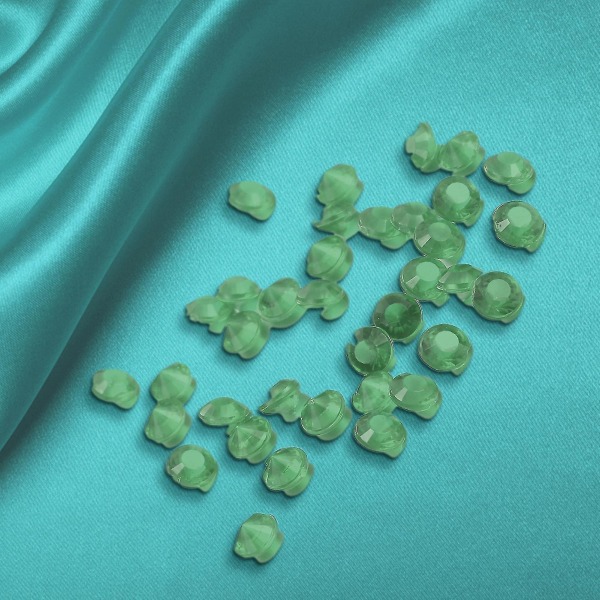 Sinknap 2000 kpl 3mm akryylitimanttikristalli läpinäkyvät konfettipöydän hajontahelmet (Aurantium)