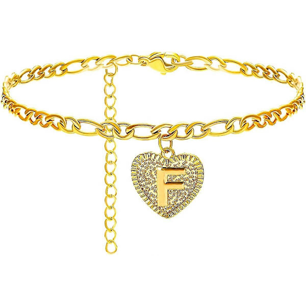 Initial Anklets för Kvinnor Silver Anklet Guld Bokstav Anklet med Initialer Guld Anklets för Kvinnor Initial Anklet Silver Anklets för Kvinnor Initia