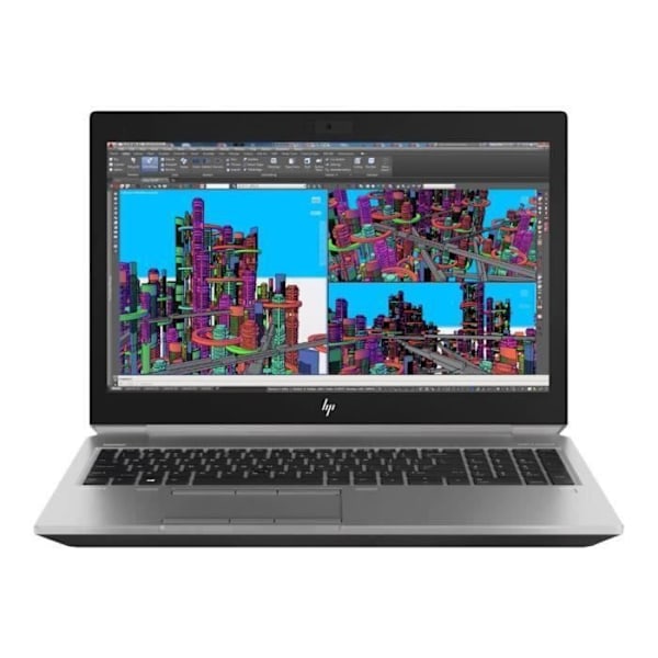 HP ZBook 15 G5 mobil arbetsstation - Core i7 8750H / 2,2 GHz - Win 10 Pro 64 bitar - 16 GB (2018) - Renoverad - Utmärkt skick - Refurbished Grade A+