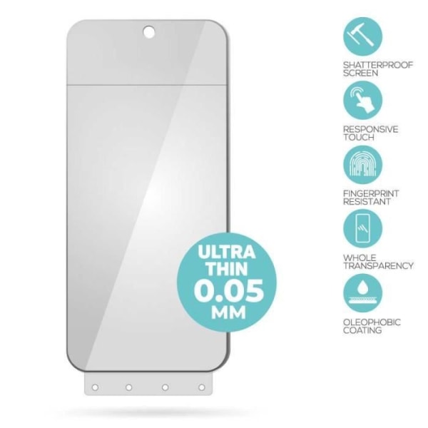 OcioDual Hydrogel skärmskydd för Xiaomi Redmi Note 10 5G, anti-fingeravtryck, repskydd, bubbelfri