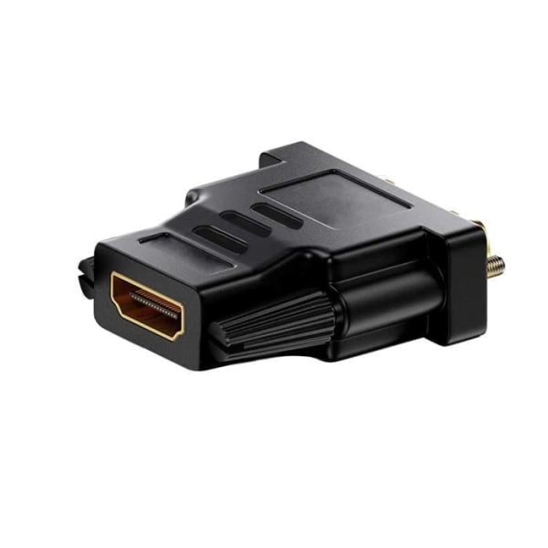 OCIODUAL DVI-D till HDTV Adapter Svart F-M Converter Digital dubbelriktad Full HD 1080p Video för PC-skärm