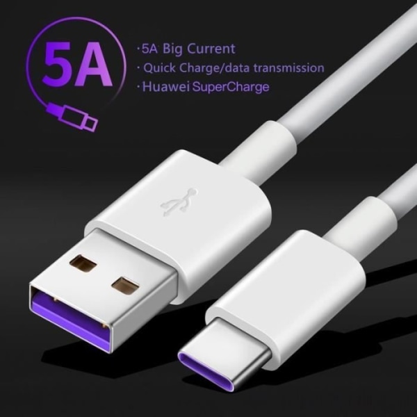 Storlek 2m - USB Type-C 3.0-4.0-kabel för snabb laddning och dataöverföring, USB-C p-laddarsladd