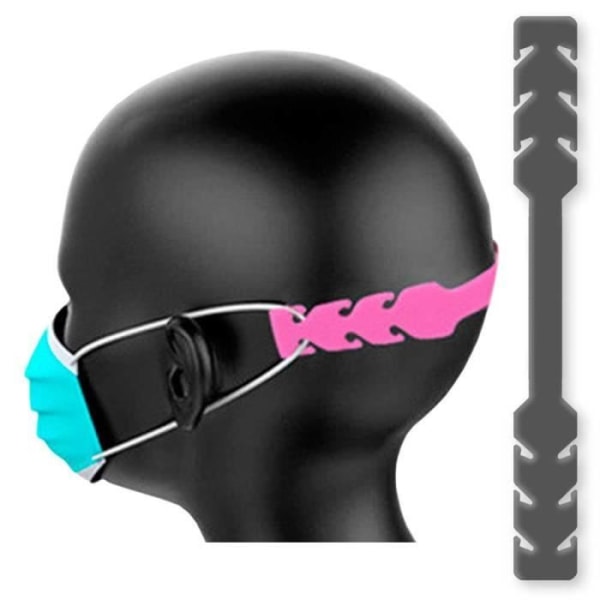 OCIODUAL 4 Öronkrok Mask Rem Extension Grå Justerbara Spännen Fixator Band för att förhindra smärta i öronen