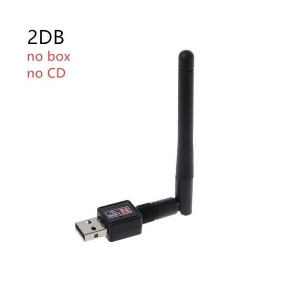 USB WiFi-adapter 150Mbps 2-5dBi Mini trådlöst nätverkskort WiFi-antennmottagare Ethernet [87904B7]