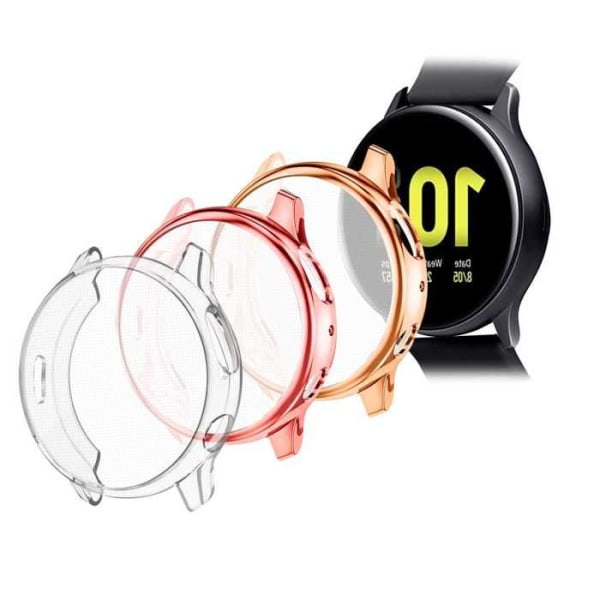 OCIODUAL paket med 3 skyddsfodral, Samsung Galaxy Watch Active 2 Smart Watches, rosa/roséguld/transparent, 40 mm