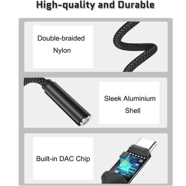 USB Typ C till 3,5 mm ljuduttag och laddare Adapter Omvandlare Ladda hörlurar hörlurar 2 i 1 splitter för Samsung Gal A31