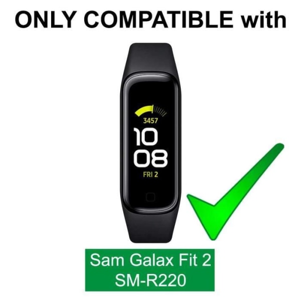 OCIODUAL Laddningskabel USB Laddningssladd 1m Svart Kompatibel med Sam Galax Fit 2 SM-R220 Laddare Laddningsladdare