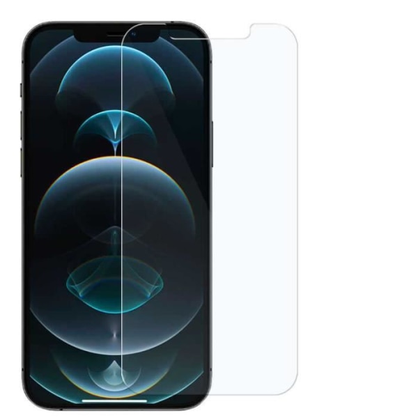OcioDual Premium skärmskydd i härdat glas för iPhone 12 Pro Max, 2,5D glasskyddsfilm