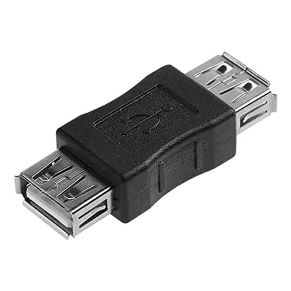 OCIODUAL USB 2.0 Typ A hona till hona typ A Adapterkopplingskontakt Svart