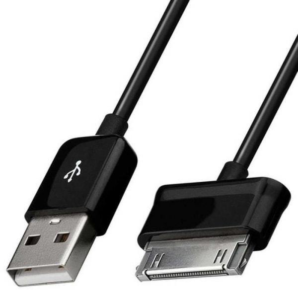 OCIODUAL USB datakabelladdare Data Sync datakabel svart för Samsung Galaxy TAB 2 10.1 P5110 &amp; 7.1 Laddare