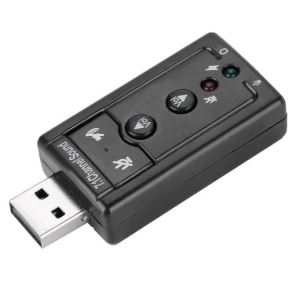 7.1-kanals USB 2.0 3D Virtual Stereo Audio Externt ljudkortadapter Mic-högtalare LBQ63