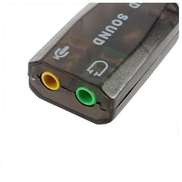 USB 2.0 Adapter Extern 5.1-kanals ljudkort stöd 3D-ljud JAR13711