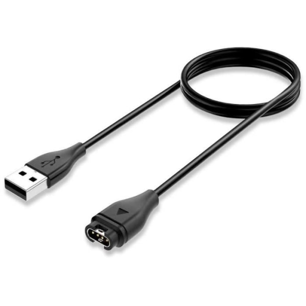 OCIODUAL Svart USB-dataladdarkabel för Garmin Approach S10-S40-S60-X10 Fenix 5-5S Plus-5X Forerunner 45-245-935-945