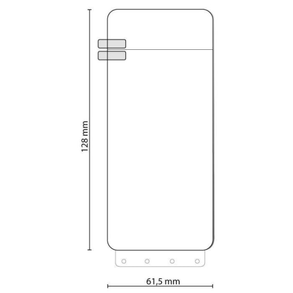 OcioDual Hydrogel skärmskydd för iPhone 13 Mini, anti-fingeravtryck, repskydd, bubbelfri