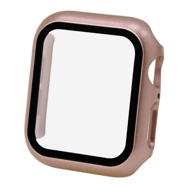 OCIODUAL Rose Gold Skyddsfodral för Apple Watch 4-5-6-SE (40 mm) med härdat glas
