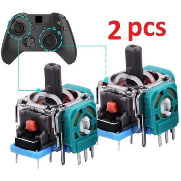 Analog joystick-modul kompatibel för PS4, 2PCS 3D-spel Analog joystick-modul byte av sond