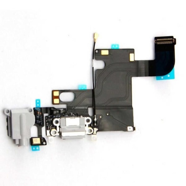 OCIODUAL Part Flexkabel USB-kontakt Laddningsdocka Kompatibel med iPhone 6 4,7" Grå