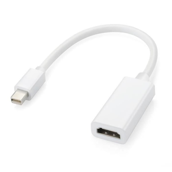adapterkabel, Mini DisplayPort Thunderbolt till HDMI adapterkabel för Apple Mac Macbook Air Pro iMac surface pro 3