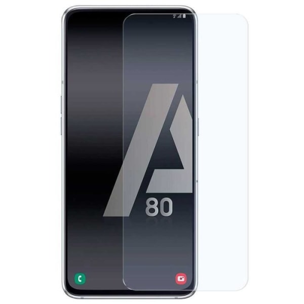 OCIODUAL Skärmskydd för Samsung Galaxy A80 Premium Härdat Glas 9H 2.5D Flat Anti Shock Shock Rept Shockproof Front