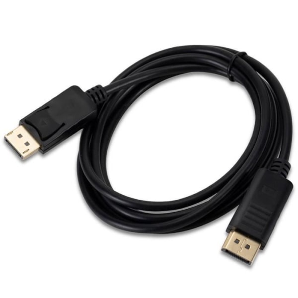 OCIODUAL DisplayPort-kabel 1,8 m svart DP hane till hane Ultra 4K 60Hz 2K 144Hz Full HD 1080p Audio Video för PC TV-skärm