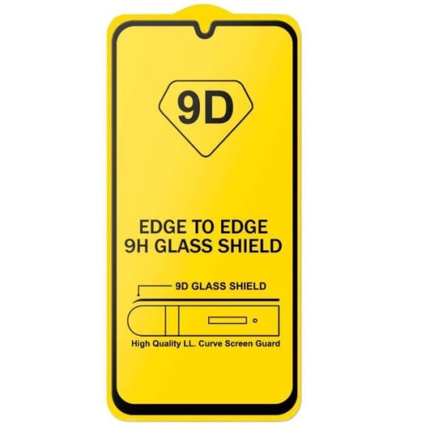 OCIODUAL Skärmskydd för Samsung Galaxy A40 SM-A405F Premium Härdat Glas 9D 9H Anti Shock Film Scratch Framkant Svart