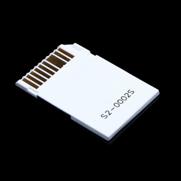 Dual Slot Memory Card Adapter, 2 Micro SD HC-kort, Micro SD TF till Memory Stick MS Pro Duo Converter [69A767B]