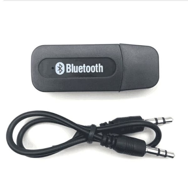 Mini Bärbar bil Trådlös Bluetooth 3,5 mm Stereo Audio Music Receiver Adapter för Android-telefoner [C17B5E9]