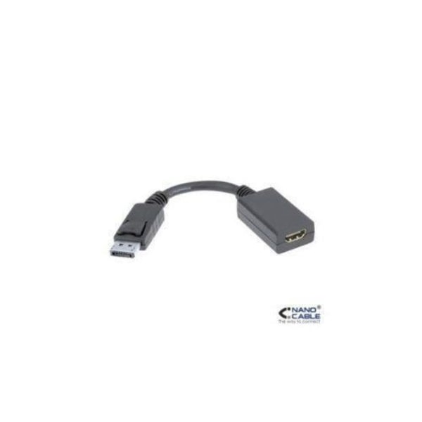 Nanokabel 22845 - HDMI-KABLAR - 10.16.0502 - Kabelkonverterare DisplayPort till HDMI conexin 15 cm
