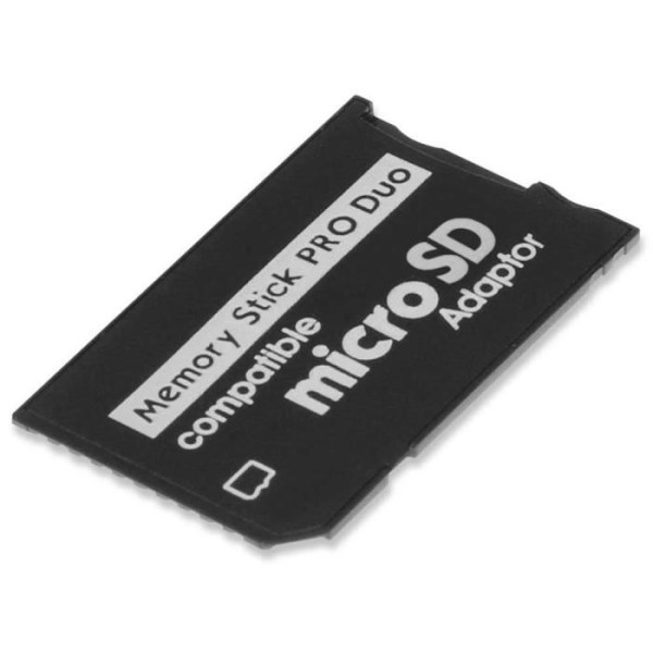 OCIODUAL Micro SD 64GB till Memory Stick PRO MS minneskortadapter Svart - Kompatibel PSP 1000-2000-3000