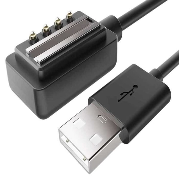 OCIODUAL USB 2.0 Dataladdarkabel 1m Magnetisk Bas Kompatibel med Suunt D5 9 Baro Spartan Ultra HR Data Charge