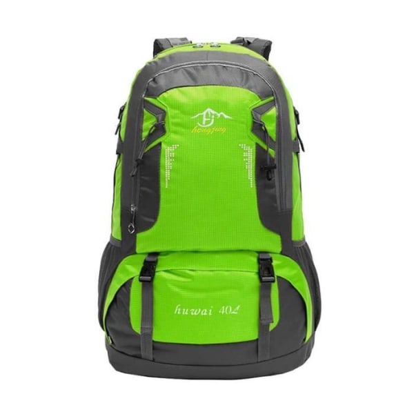OCIODUAL Ljusgrön 40L reseryggsäck Andas Ultralätt vattenavvisande nylonbagage för vandring och camping
