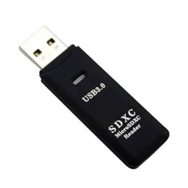 3.0 kortläsaradapter USB minneskortläsare SD - SDHC - SDXC - Micro SD - TF svart WK My03064