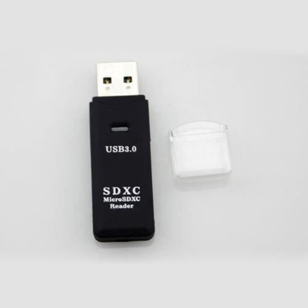 3.0 kortläsaradapter USB minneskortläsare SD - SDHC - SDXC - Micro SD - TF svart WK My03064