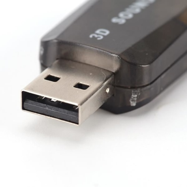 3D USB Ljudkort USB Audio 5.1 Externt USB Ljudkort Ljudadapter Mikrohögtalare Ljudgränssnitt för dator [74C8D5F]