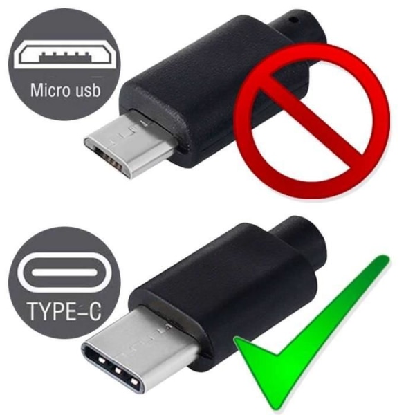 OCIODUAL USB Typ C OTG Adapter Kabel Vit Converter Kompatibel med Samsung S21 S20 S10 S9 Xiaomi Mi 11 10 9 On The Go