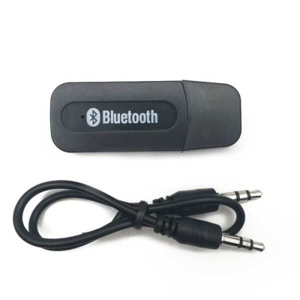 Sändare, Mini Bärbar Bil Trådlös Bluetooth MP3 Musik Ljudmottagare Adapter Stereo - Typ Svart