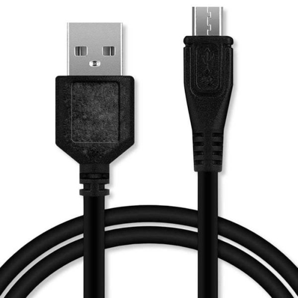 OCIODUAL USB 2.0 till Micro USB Typ B 5-stiftskabel Svart sladd 70cm 1A Laddningsdatasynkronisering för smartphone MP3 MP4