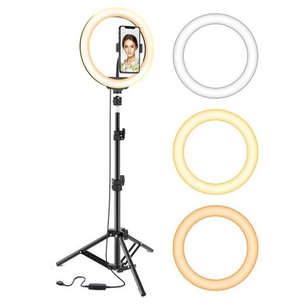 Ring Light Pro Selfie-lampa - TikTok Svart