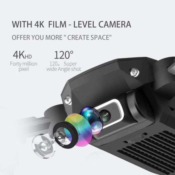 Air 5 Mini Drönare - HD Kamera grå