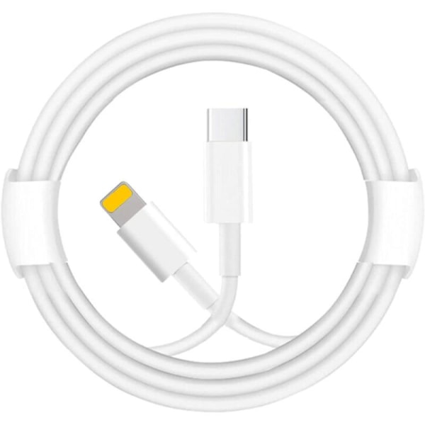 Laddningskabel för iPhone  3A 20 W USB till TYP C - 1 meter Vit
