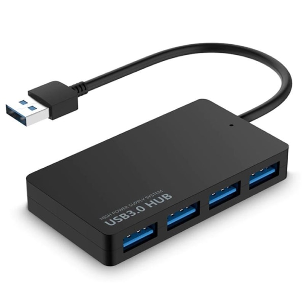 4-Port Ultra Hub USB 3.0 Svart
