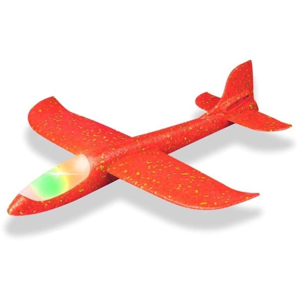 Gliders Kastflygplan LED - Röd Blå