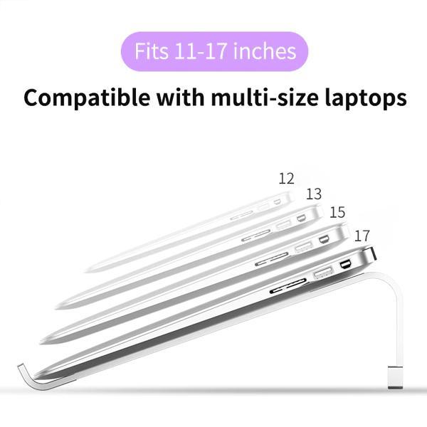 Laptop Stand / Laptopställ - Space Grey Metall utseende