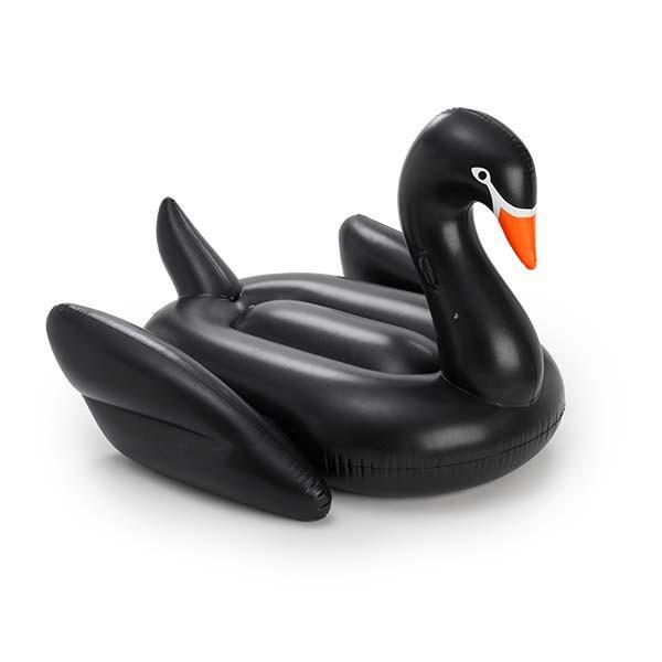 Flytleksak Badmadrass Luxury Swan - Svart Svart