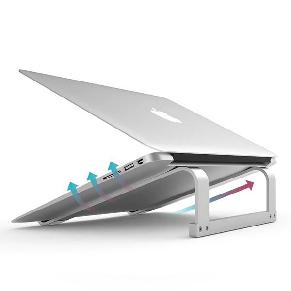 Laptopställ / Datorstativ - Space Grey Metall utseende